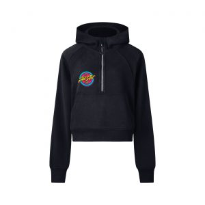 Cropped Half-Zip Hoodie