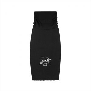 Dyed Washed Straight Hip-Hugging Slim Maxi Skirt