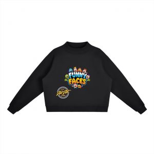 Essential Fleece Mock-Neck Crew Sweatshirt
