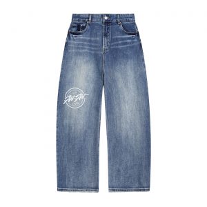 Sun Fade Heavyweight Denim Jeans