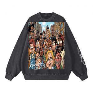 Snow Washed Oversized Sweatshirt